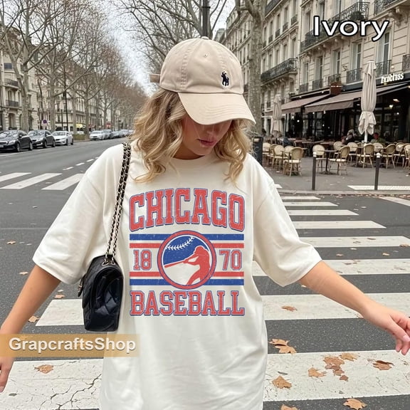 Vintage Chicago Baseball Unisex T-shirt, Baseball Fan shirt
