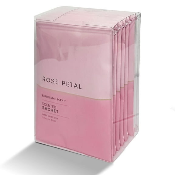 Expressive Scent 6 Pack Rose Petal Large Scented Sachet Envelope