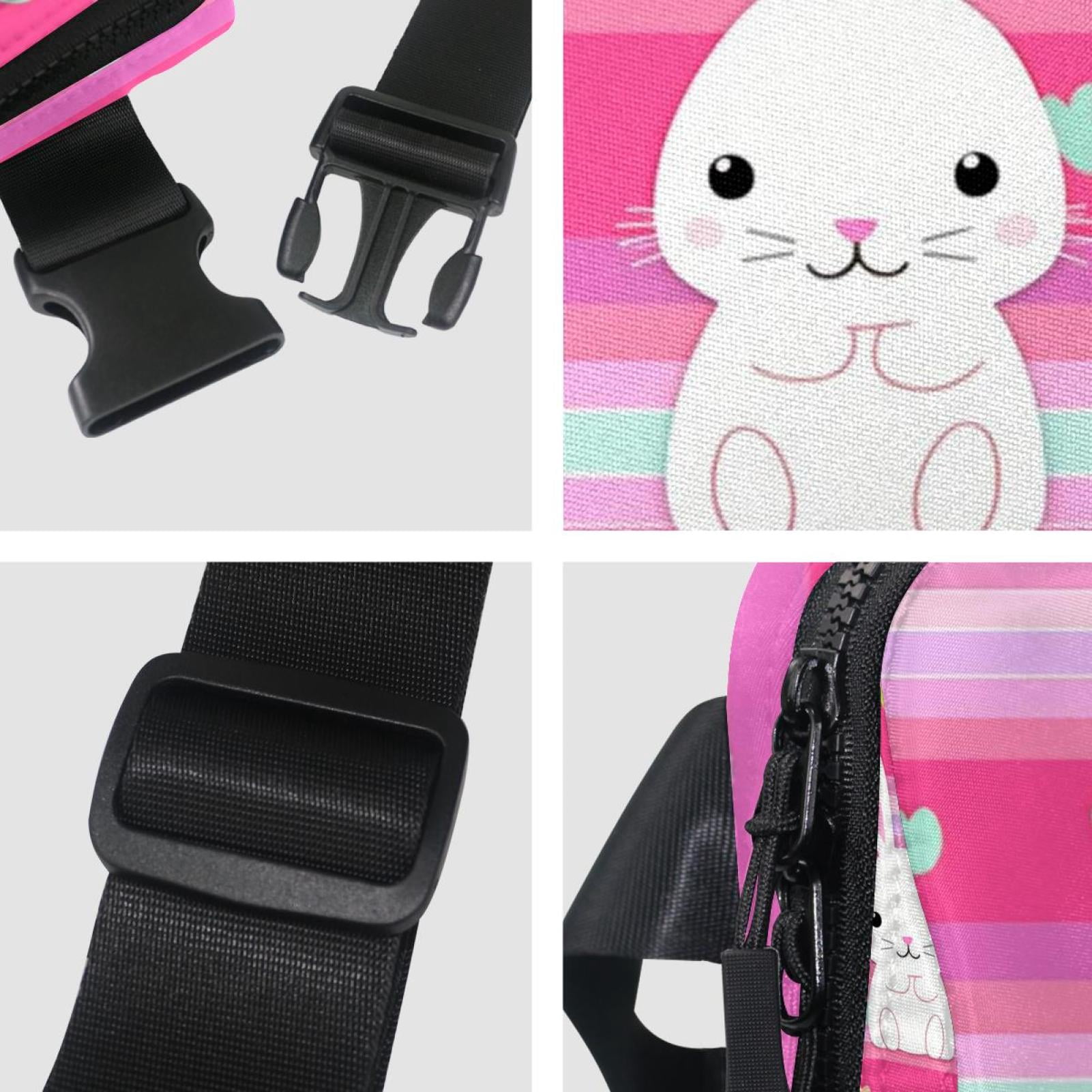 Easter Running Belt Money Belt Waist Bag Cross Body Bag Lightweight Adjustable Extension Strap Unisex Black Kindly Waterproof SportsOutdoor Hiking Cycling Travel Gym Workout Running Belt Bag²
