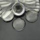 thumbnail image 4 of 50 unids/lote 12mm redondo plano trasero claro cabujón de cristal de alta calidad, 4 of 5