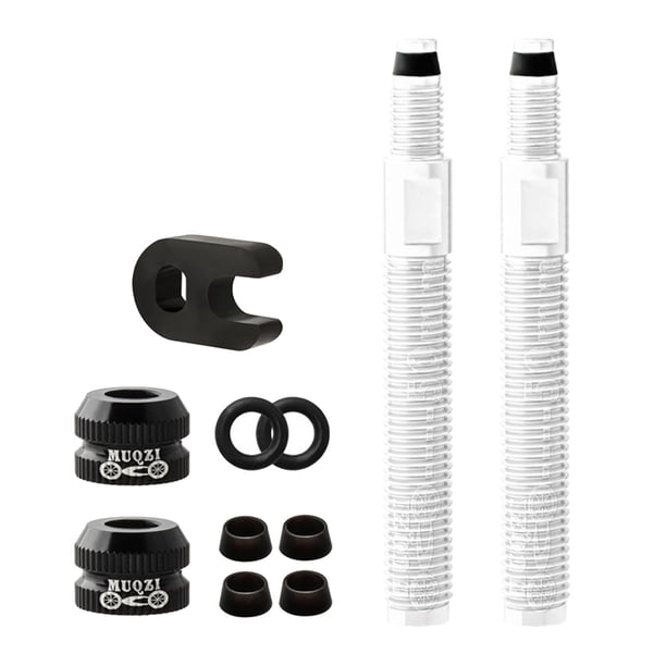 Válvula de bicicleta Sunnimix para neumáticos sin cámara tuerca de 2pcs 50mm astilla
