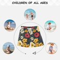thumbnail image 6 of Flowers on Black Background Boys Swim Trunks Quick Dry Boy Swim Shorts for 3-14 Years, 6 of 8