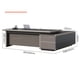 thumbnail image 5 of High-grade L Shaped Executive Boss Office Desk Reception Home Storage Computer Desks Filing Cabinets Mesa Escritorio Furniture My Lux Decor Round, 5 of 9
