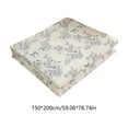 thumbnail image 3 of Cinvoph Summer Cooling Blanket Washed Double Layer Yarn Comforter Lightweight Floral Print Bedding for All Season Use, 59"x79", 3 of 6
