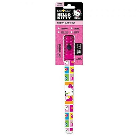 UPC 819671010405 product image for Life Gear Hello Kitty LED Glow Stick and Flashlight, Pink, Batteries, Lanyard &  | upcitemdb.com