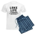 thumbnail image 6 of CafePress - Lake Life Floats My Boat Men's Light Pajamas - Men's Light Loose Fit Cotton Pajama Set, 6 of 7