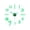Green, variant on Digital Wall Clock with Seconds Comfortable and Creative Diy Wall Clock Without Punching, Personalized Living Room, Bedroom Clock, Silent Digital Clock, Decorative Wall Sticker Clock