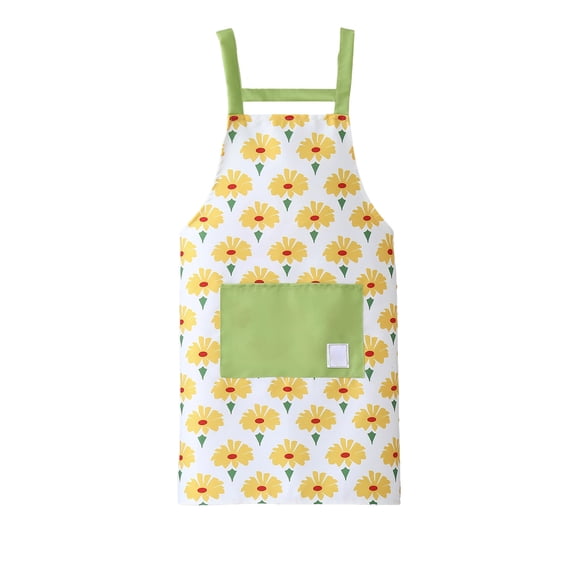 Waterproof Apron with Pockets, Oil Resistant Unisex Cooking Apron, Adjustable Bib Kitchen Apron for Cooking and Dining Areas