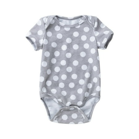 

GYRATEDREAM Baby Boy Girl Short Sleeve Cute Romper Bodysuit Summer Outfit Clothes 0-24 Months