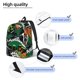 thumbnail image 3 of Fotbe Dinosaur Skeleton Mochila de Lona con Estampado, Mochila Duradera, Mochila Versátil de Alta Calidad, Mochila Compacta Vintage-Small, 3 of 5