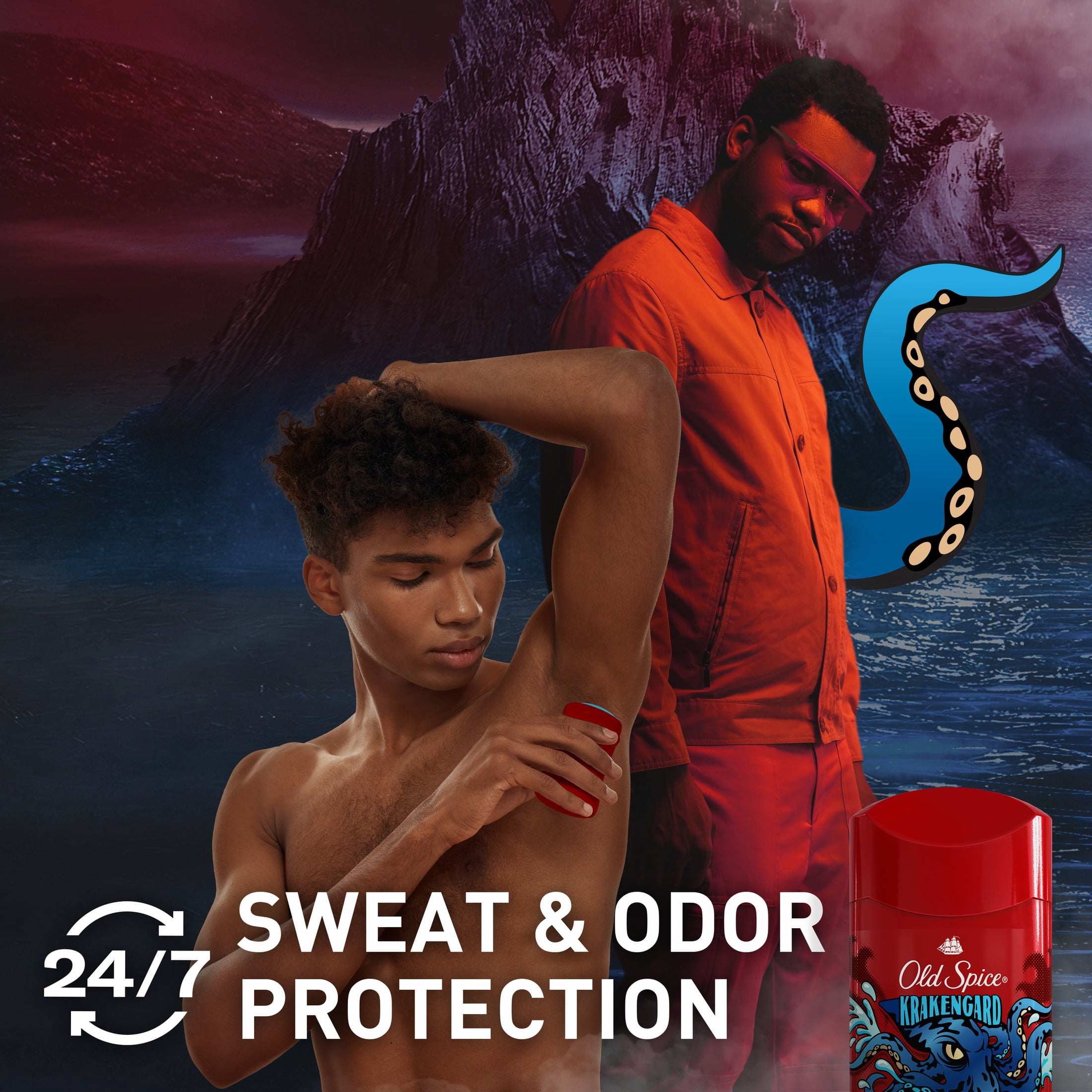 Old Spice Antiperspirant Deodorant for Men, Invisible Solid Stick, Krakengard, 2.6 oz