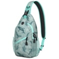 thumbnail image 1 of Funny Nautical Shark and Marine Life Cartoon Pattern Lightweight Travel Sling Backpack Durable Multipurpose Crossbody Bag for Hiking Beach and Daily Use, 1 of 6