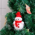 thumbnail image 4 of Christmas Decoration X'masTree Decorations Snowman Doll Children's Gift Tree Ornament Snowman Doll Tiny Toy Random Color, 4 of 5