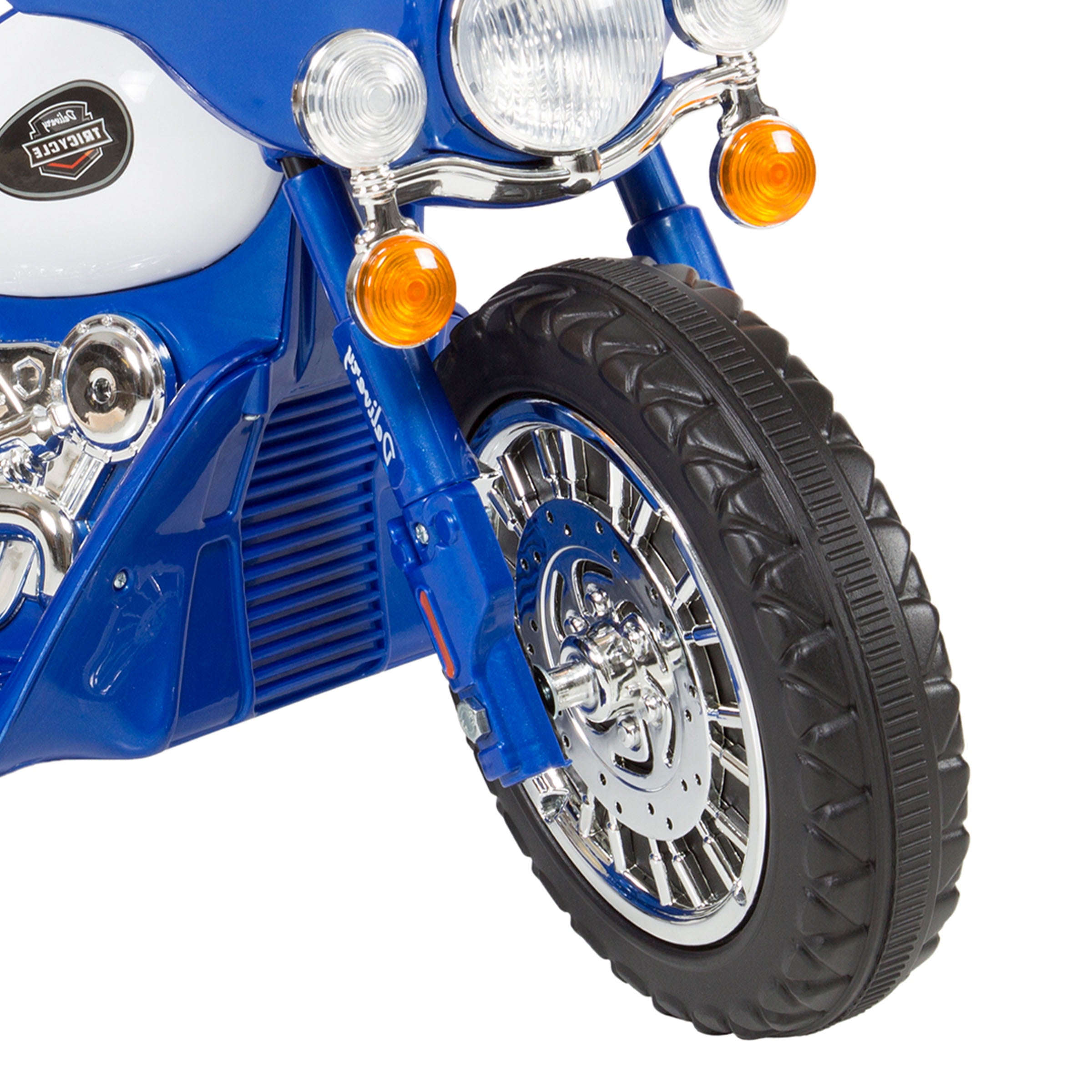 Lil' Rider 3-Wheel Kids Motorcycle Police Decal for Ages 3 to 6