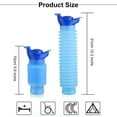thumbnail image 1 of Urinario de emergencia para automóvil de 750 ml, portátil, para acampar, retráctil, de bolsillo, 1 of 9