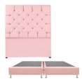 thumbnail image 1 of Box Base Cama King Size + Cabecera Capri Rosa, 1 of 8