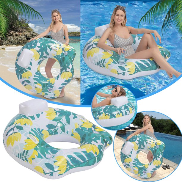 lounge floats with cup holder