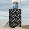 thumbnail image 7 of Susaid Golf Balls Print Elastic Washable Suitcase Cover with Hidden Zipper, Fits 18-32 Inch Luggage for Protection During Travel-Small, 7 of 7