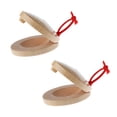 thumbnail image 2 of 4xA Par Casta?uelas De Madera Instrumento Musical Flamenco De Percusión De Madera, 2 of 6