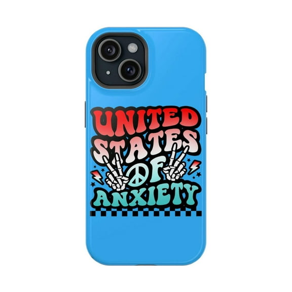 United States of Anxiety Magnetic iPhone Tough Case