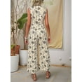 thumbnail image 3 of Womens Two Piece Sets Summer Vacation Outfits Button Down Resort Wear 2025 Long Matching Sets  L, 3 of 8