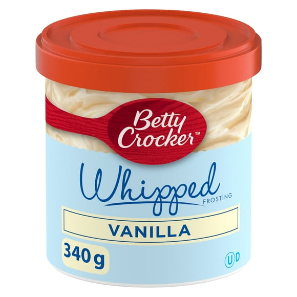 Betty Crocker Glaçage Fouetté, Vanille, Sans Gluten, 340 g 340 g