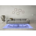 thumbnail image 3 of Ahgly Company Indoor Rectangle Abstract Blue Modern Area Rugs, 6' x 9', 3 of 4