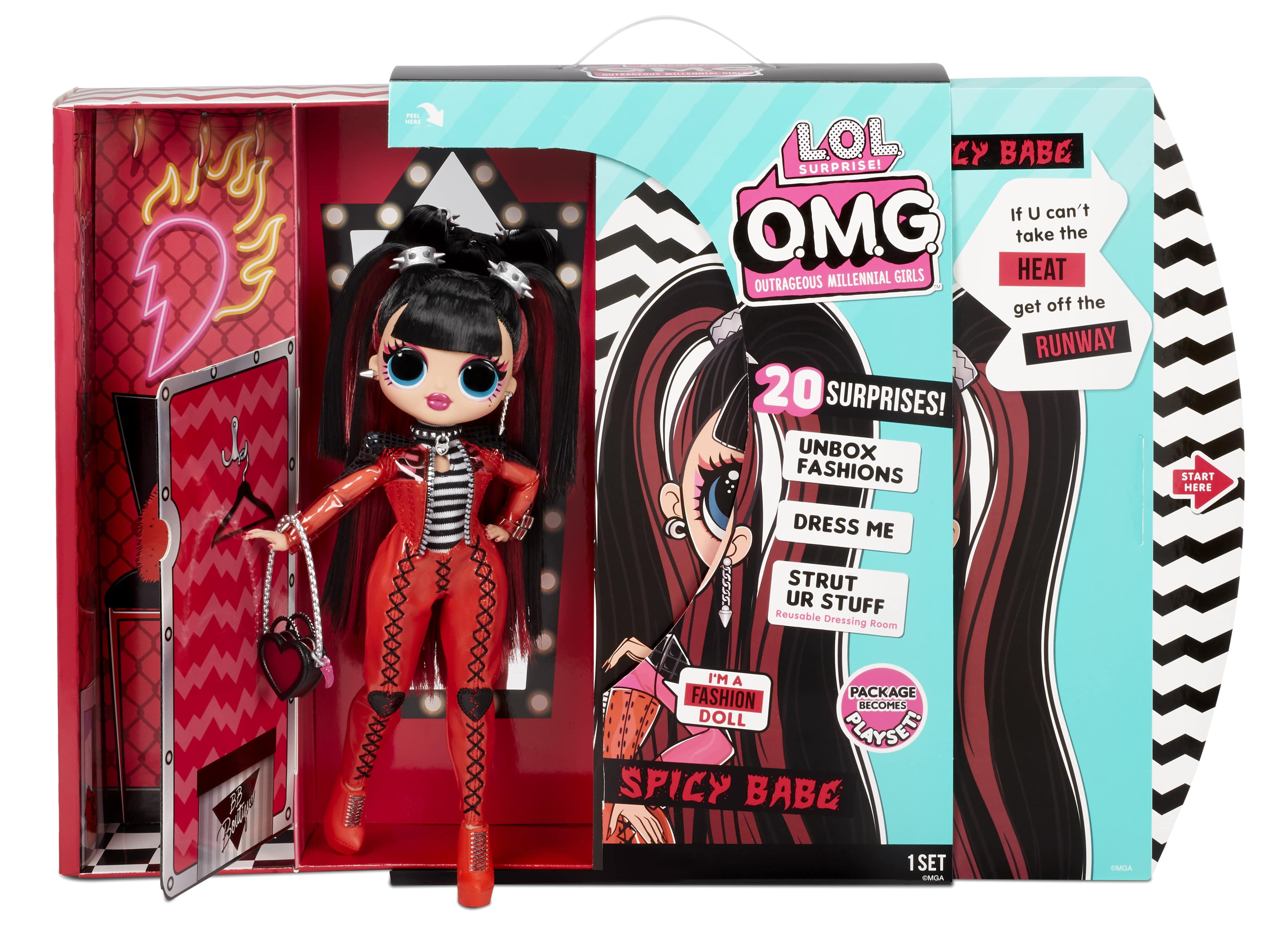 Lol Surprise Omg Doll Series 4 Spicy Babe Brickseek