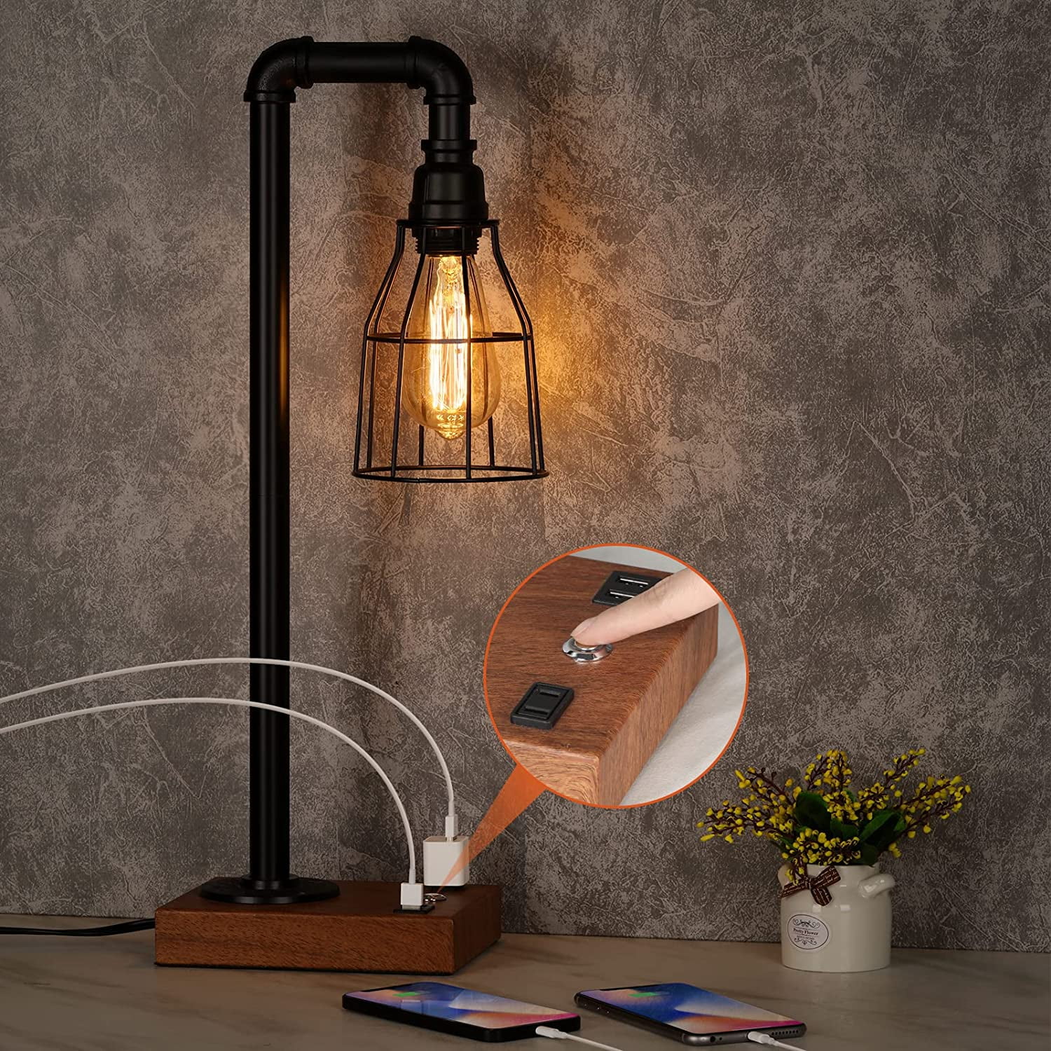 edison nightstand lamp