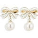 thumbnail image 1 of Xihbxyly Pendientes de Perlas, Elegante Diseño Colgante Dorado, Detalles de Circonitas de Calidad Aaa+, Elegantes Joyas de Boda, para Uso Diario, Perfectos para Novias, Un Regalo Exquisito., 1 of 6