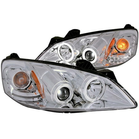 Anzo 2005 2010 Pontiac G6 Projector Headlights W Halo Chrome Ccfl Anzo 2005 2010 Pontiac G6 Projector Headlights W Halo Chrome Ccfl