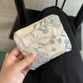 thumbnail image 3 of Women Mini Small Cosmetic Bag Cute Girls Flower Print Lipstick Makeup Bag Travel Organizer Sanitary Napkin Pad Storage Bag Pouch (3), 3 of 7