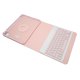 thumbnail image 5 of Funda magnética para tableta iOS Pro de 11 pulgadas (2019, 2020, 2021 y 2022), giratoria, desmontable, translúcida, con portalápices y teclado, color rosa, 5 of 14