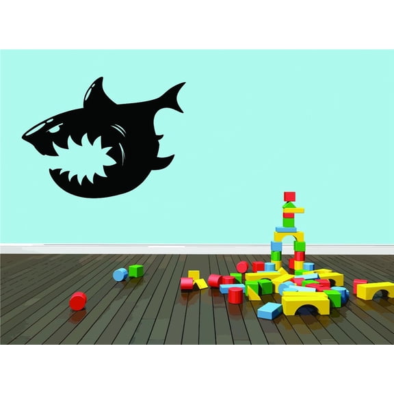 Wall Design Pieces Fish Black & White 20x20 Inches