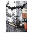 thumbnail image 6 of 7x7x7" Fabric Light Black White Plaid Pumpkin, for Holiday Decor, 6 of 9