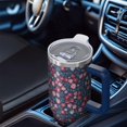 thumbnail image 6 of OBREWU Pioneer Flower Tumbler with Handle and Lid,40oz Pioneer Flower Double Wall Vacuum Insulated Tumbler,Pioneer Flower Cups Gift for Women and Men, 6 of 7