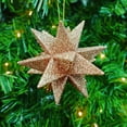 thumbnail image 2 of Holiday Time 4 Ornements Éclat Doré Pailleté, 2 of 4