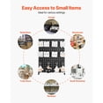 thumbnail image 6 of Heavy-Duty Steel Pegboard Display,13x17 " Tabletop Organizer with 30 Hooks for Retail Stores,Jewelry Shops,and Grocery Displays,Black (2 Pack), 6 of 12