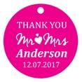 thumbnail image 1 of 100 PCS Mr & Mrs Personalized Wedding Favor Gift Paper Tags Thank You Custom Made Hang Tags, 1 of 1