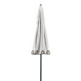 thumbnail image 6 of My Texas House 9ft Outdoor Round Market Patio Umbrella with Off-White Canopy and Black Trim, 6 of 12