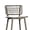 Champagne, variant on PURPLE LEAF Patio Counter Height Bar Stools Set of 2 Metal Bar Chairs with Back Wicker Woven Stools for Kitchen Island Pool Garden Outdoor Barstools Champagne