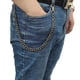 thumbnail image 2 of Cadena de cartera para hombres, mujeres, niños, niñas, pantalones de motociclista, pantalones vaqueros, llavero largo punk de 16,5 pulgadas, 2 of 5