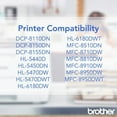 thumbnail image 3 of Brother Genuine TN750 Black High-yield Printer Toner Cartridge, 3 of 7