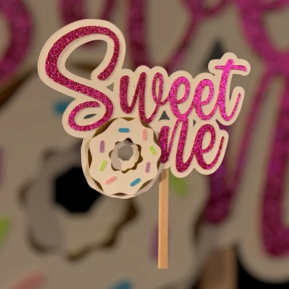 Donut Cake Topper