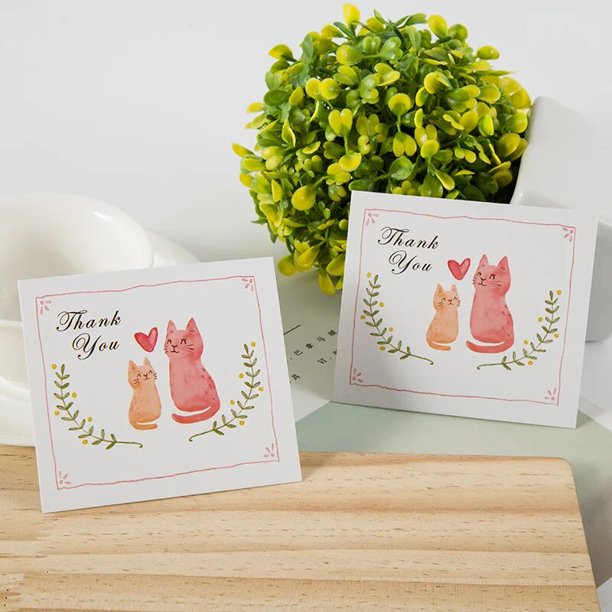 Tarjetas de papel para decoración de regalos, tarjetas de felicitación o de recompensa, una variedad de diseños, estilo dejar un mensaje, 8,5x9,5 cm, 50 unidades por lote
