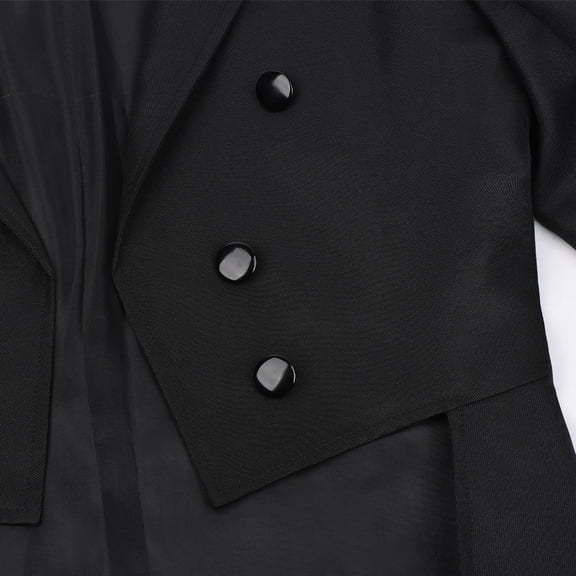 Men'S Retro Long Tailcoat Costume Steampunk Inspired Renaissance Coat For Halloween Party Cosplay Stage Performance Masquerade Dress Up Themed Event Outfit