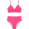 thumbnail image 4 of Maillot de Bain une Pièce pour Femme à Volants, Lacé, Tenue de Plage, Contrôle du Ventre, Costume de Bain, 4 of 4