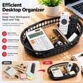 thumbnail image 6 of 20Pcs Fast Food Baskets, 10.6 x 6.7 Inch Reusable Deli Fast Food Storage Basket, Foods Service Tray Holde for Easter, Fruit, Hot Dogs, Burgers, Fries, Snacks,Picnic(Black), 6 of 7