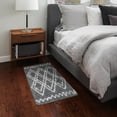 thumbnail image 3 of Loomaknoti Prince Light Zakie 3' x 5' Geometric Indoor Accent Rug , Gray, 3 of 6