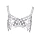 thumbnail image 4 of Crop Top de lentejuelas brillantes Hugo para danza del vientre, 4 of 10